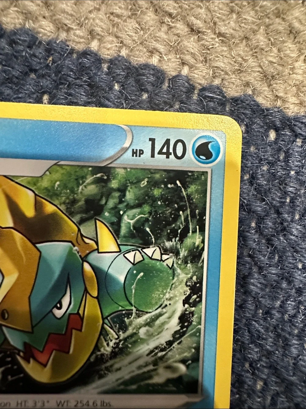 Pokemon Drednaw Trading Card - Blue, Yellow, Green